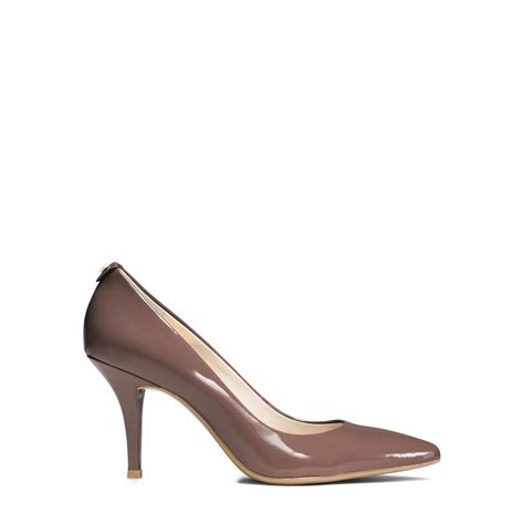 michael kors flex patent leather mid heel pump|MICHAEL Michael Kors Women's Frances Flex Pumps .